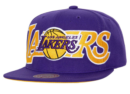 Men Full Frontal Snapback Los Angeles Lakers