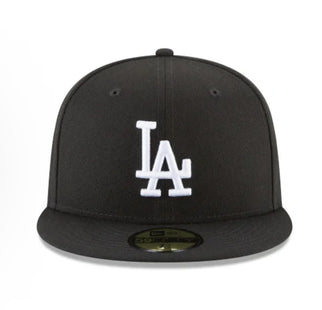 LOS ANGELES DODGERS SIDEPATCH 2020 WORLD SERIES 59FIFTY FITTED HAT - BLACK/ WHITE