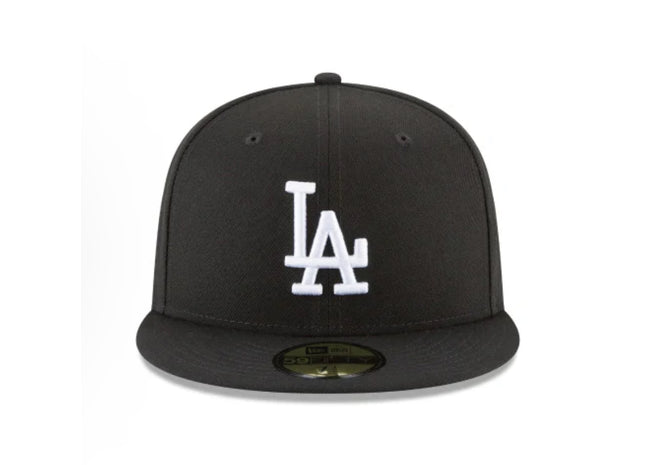 LOS ANGELES DODGERS SIDEPATCH 2020 WORLD SERIES 59FIFTY FITTED HAT - BLACK/ WHITE