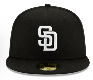 SAN DIEGO PADRES SIDEPATCH 2016 ALL-STAR GAME 59FIFTY FITTED HAT - BLACK/ WHITE