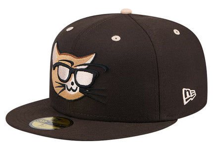 Lehigh Valley IronPigs New Era Theme Night Cats 59FIFTY Fitted Hat - Brown