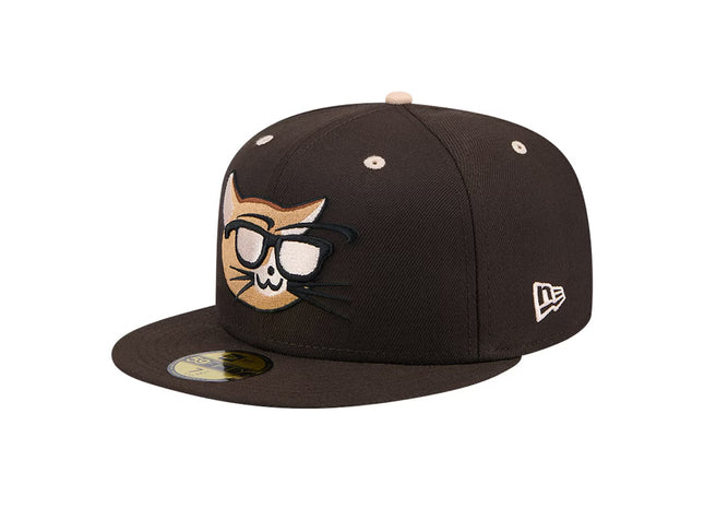 Lehigh Valley IronPigs New Era Theme Night Cats 59FIFTY Fitted Hat - Brown