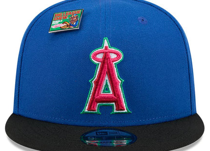 Men's Los Angeles Angels New Era Royal/Black Watermelon Big League Chew Flavor Pack 9FIFTY Snapback Hat