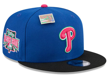 Men's Philadelphia Phillies New Era Royal/Black Watermelon Big League Chew Flavor Pack 9FIFTY Snapback Hat