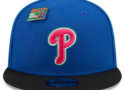 Men's Philadelphia Phillies New Era Royal/Black Watermelon Big League Chew Flavor Pack 9FIFTY Snapback Hat