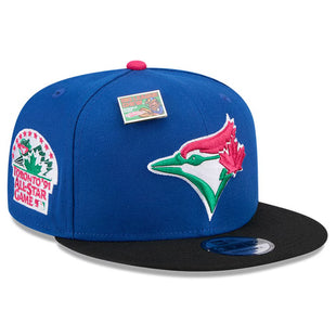 Men's Toronto Blue Jays New Era Royal/Black Watermelon Big League Chew Flavor Pack 9FIFTY Snapback Hat