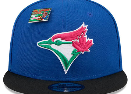 Men's Toronto Blue Jays New Era Royal/Black Watermelon Big League Chew Flavor Pack 9FIFTY Snapback Hat