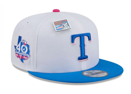 Texas Rangers Big League Chew Cotton Candy 9FIFTY Snapback