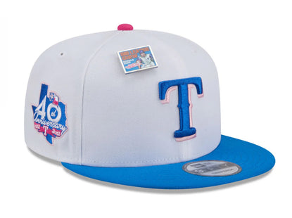 Texas Rangers Big League Chew Cotton Candy 9FIFTY Snapback