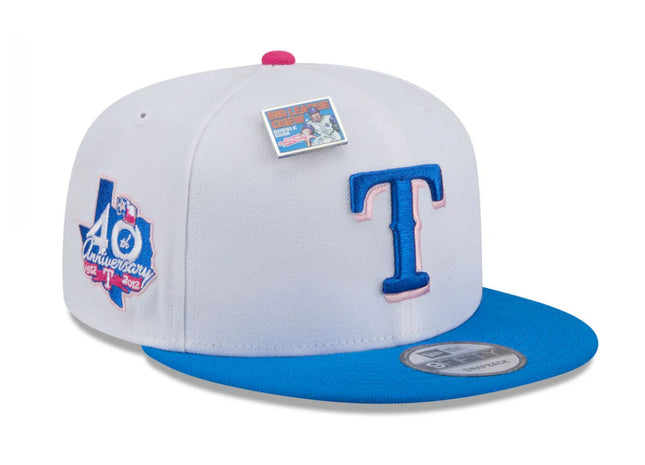 Texas Rangers Big League Chew Cotton Candy 9FIFTY Snapback