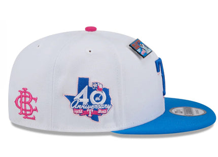 Texas Rangers Big League Chew Cotton Candy 9FIFTY Snapback