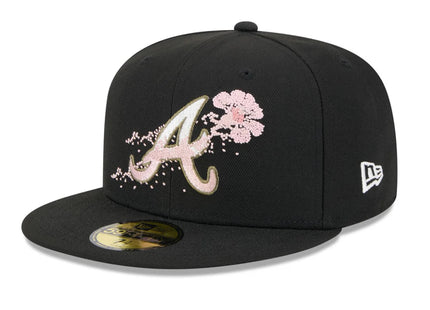 Atlanta Braves Dotted Floral 59FIFTY Fitted