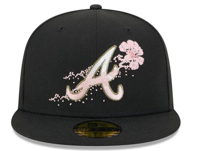 Atlanta Braves Dotted Floral 59FIFTY Fitted