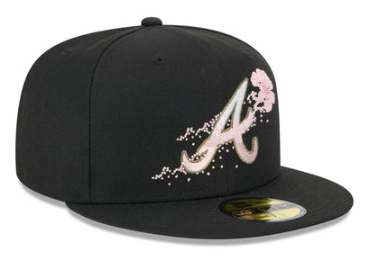 Atlanta Braves Dotted Floral 59FIFTY Fitted