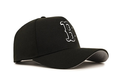 Boston Red Sox Black On White 9Forty A-Frame Snapback