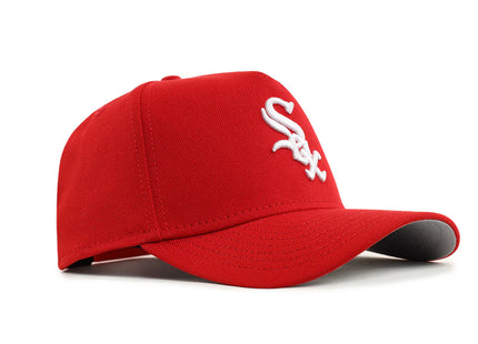 Chicago White Sox Scarlet Red On White 9Forty A-Frame Snapback
