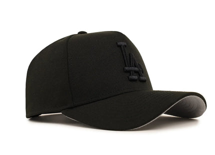 Los Angeles Dodgers Black On Black 9Forty A-Frame Snapback