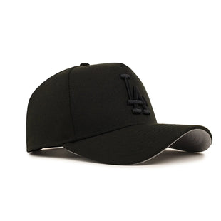 Los Angeles Dodgers Black On Black 9Forty A-Frame Snapback