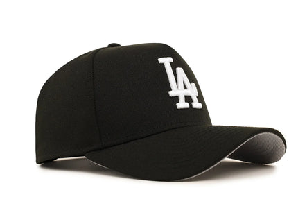 Los Angeles Dodgers Black On White 9Forty A-Frame Snapback