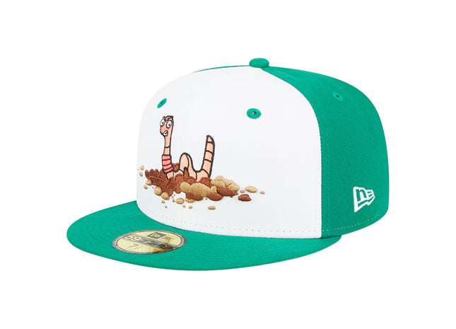 Men's Worcester Red Sox New Era White Theme Nights Wicked Worms of Worcester