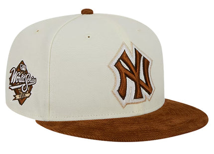 New York Yankees New Era Chrome Corduroy Visor 59FIFTY Fitted Hat