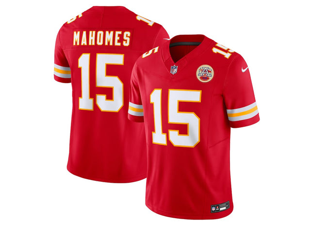 Men's Kansas City Chiefs Patrick Mahomes Nike Red Vapor F.U.S.E. Limited Jersey