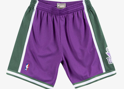 Men's Purple Milwaukee Bucks 2000/01 Hardwood Classics Swingman Basketball Shorts