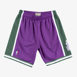 Men's Purple Milwaukee Bucks 2000/01 Hardwood Classics Swingman Basketball Shorts