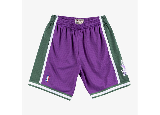Men's Purple Milwaukee Bucks 2000/01 Hardwood Classics Swingman Basketball Shorts