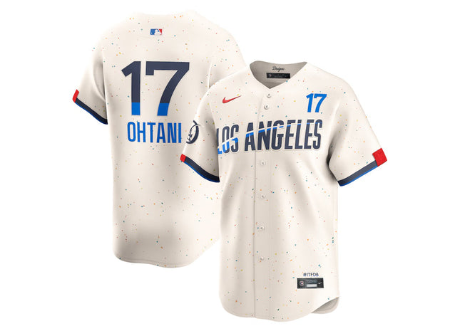 Men's Los Angeles Dodgers Shohei Ohtani Nike Cream 2024 City Connect Limited Player Jersey