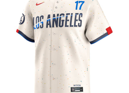 Men's Los Angeles Dodgers Shohei Ohtani Nike Cream 2024 City Connect Limited Player Jersey