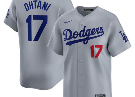 Men's Los Angeles Dodgers Shohei Ohtani Nike Gray Away Limited Player Jersey