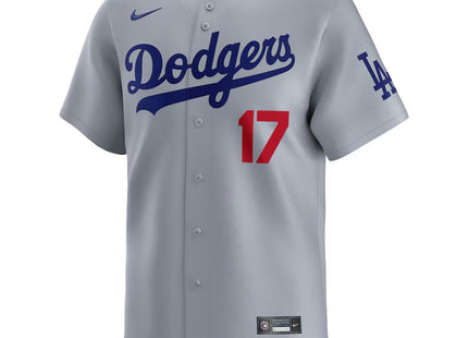 Men's Los Angeles Dodgers Shohei Ohtani Nike Gray Away Limited Player Jersey