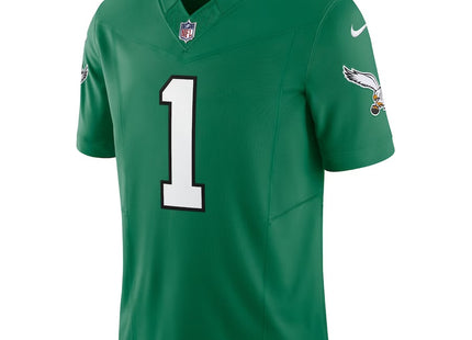 Men's Philadelphia Eagles Jalen Hurts Nike Kelly Green Vapor F.U.S.E. Limited Jersey