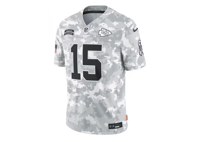 PATRICK MAHOMES NIKE KANSAS CITY CHIEFS MENS WHITE 2024 STS LIMITED FOOTBALL JERSEY