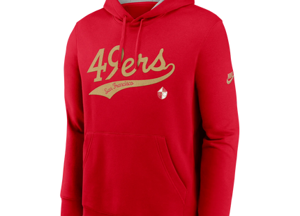 Men 49ers hoody rewind Classic logo team color