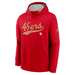 Men 49ers hoody rewind Classic logo team color