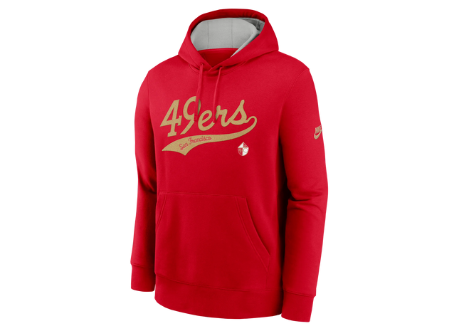 Men 49ers hoody rewind Classic logo team color