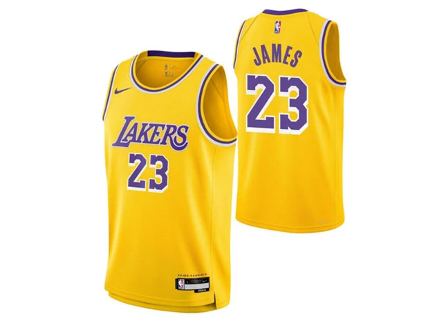 Nike Kids' Los Angeles Lakers LeBron James #23 Icon Edition Swingman Jersey