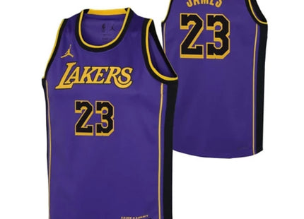 Nike Kids' Los Angeles Lakers LeBron James #23 Statement Jersey