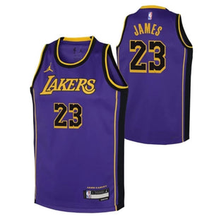 Nike Kids' Los Angeles Lakers LeBron James #23 Statement Jersey