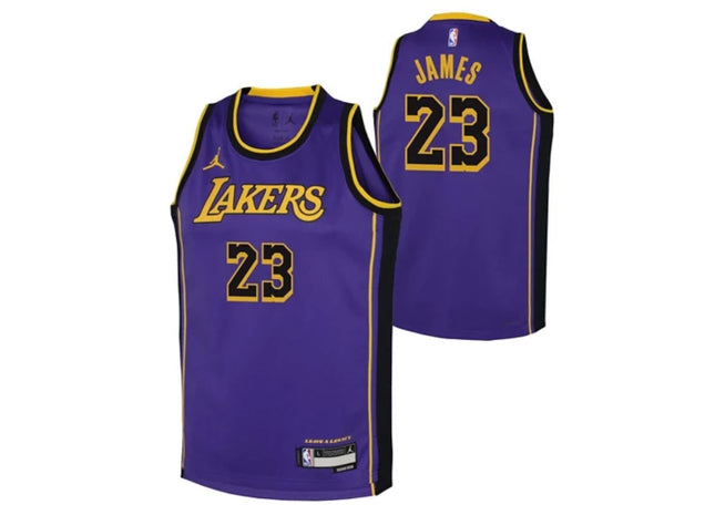 Nike Kids' Los Angeles Lakers LeBron James #23 Statement Jersey