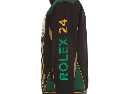 JH Design Rolex 24 at Daytona Full-Snap Uniform Twill Jacket - Black/Green