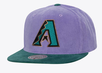 Men's Purple/Turquoise Arizona Diamondbacks Cooperstown Collection Sueduroy Snapback Hat