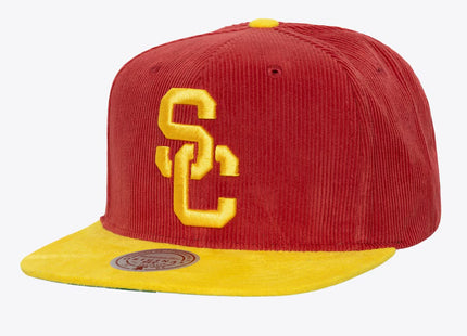 Men's Cardinal/Gold USC Trojans Sueduroy Snapback Hat