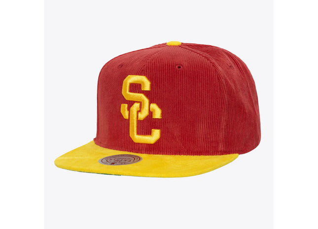 Men's Cardinal/Gold USC Trojans Sueduroy Snapback Hat