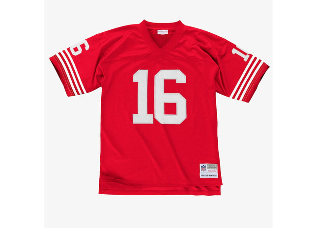 Men's Joe Montana Scarlet San Francisco 49ers 1990 Legacy Player Jersey