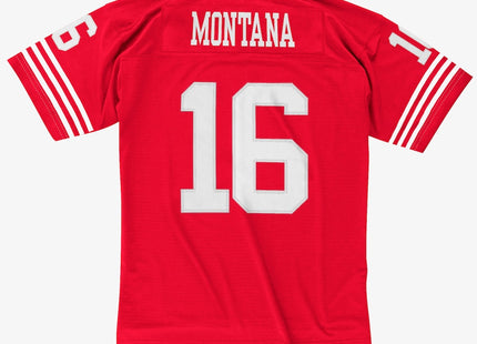 Men's Joe Montana Scarlet San Francisco 49ers 1990 Legacy Player Jersey