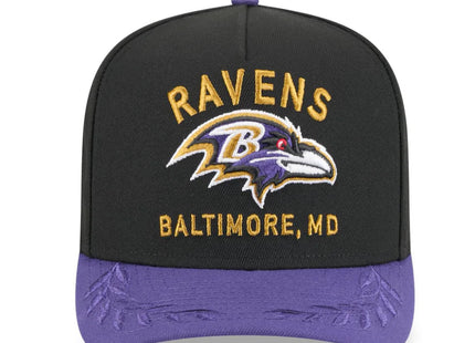 Baltimore Ravens 2025 Draft 9FIFTY A-Frame Snapback