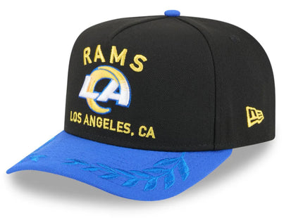 Los Angeles Rams 2025 Draft 9FIFTY A-Frame Snapback